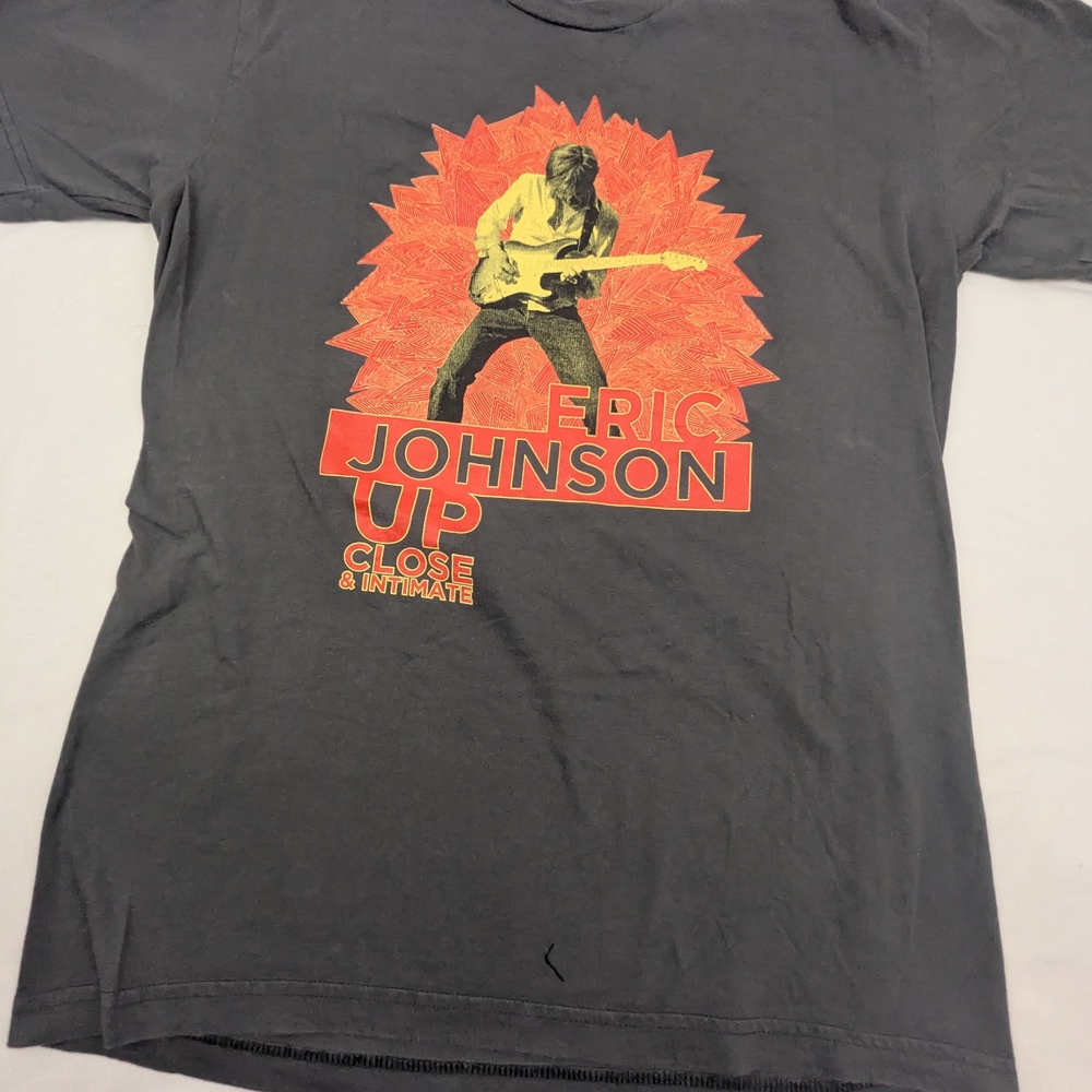 Eric Johnson Up Close And Intimate 2012 Vintage Concert Merch Tee Size Medium